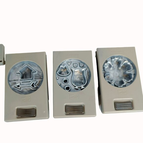 Stampin Up Set Of 9 Scrapbooking Craft Paper Punches - Border Flower Star Arrow - Picture 8 of 9